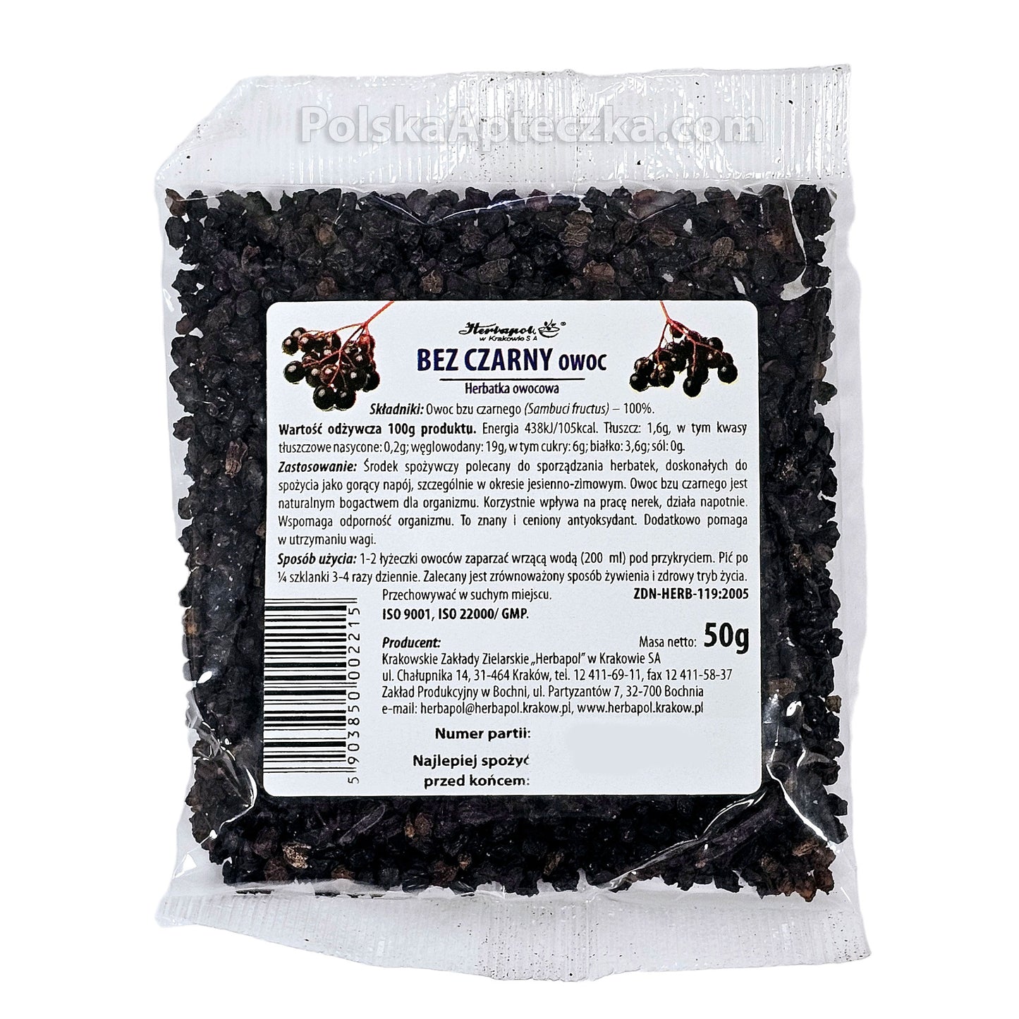 Czarny bez owoc 50g