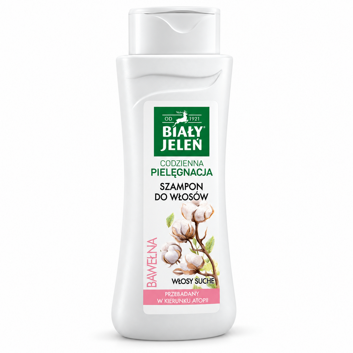 Biały Jeleń Cotton Shampoo for Dry Hair 300 ml | Biały Jeleń Szampon z bawełną do włosów suchych 300 ml