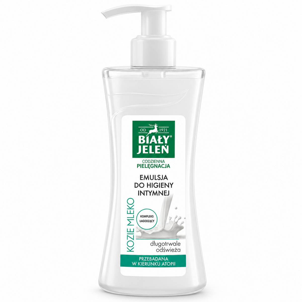 Biały Jeleń Hypoallergenic Goat Milk Intimate Wash Emulsion 265 ml | Biały Jeleń Hipoalergiczna emulsja do higieny intymnej z kozim mlekiem 265 ml