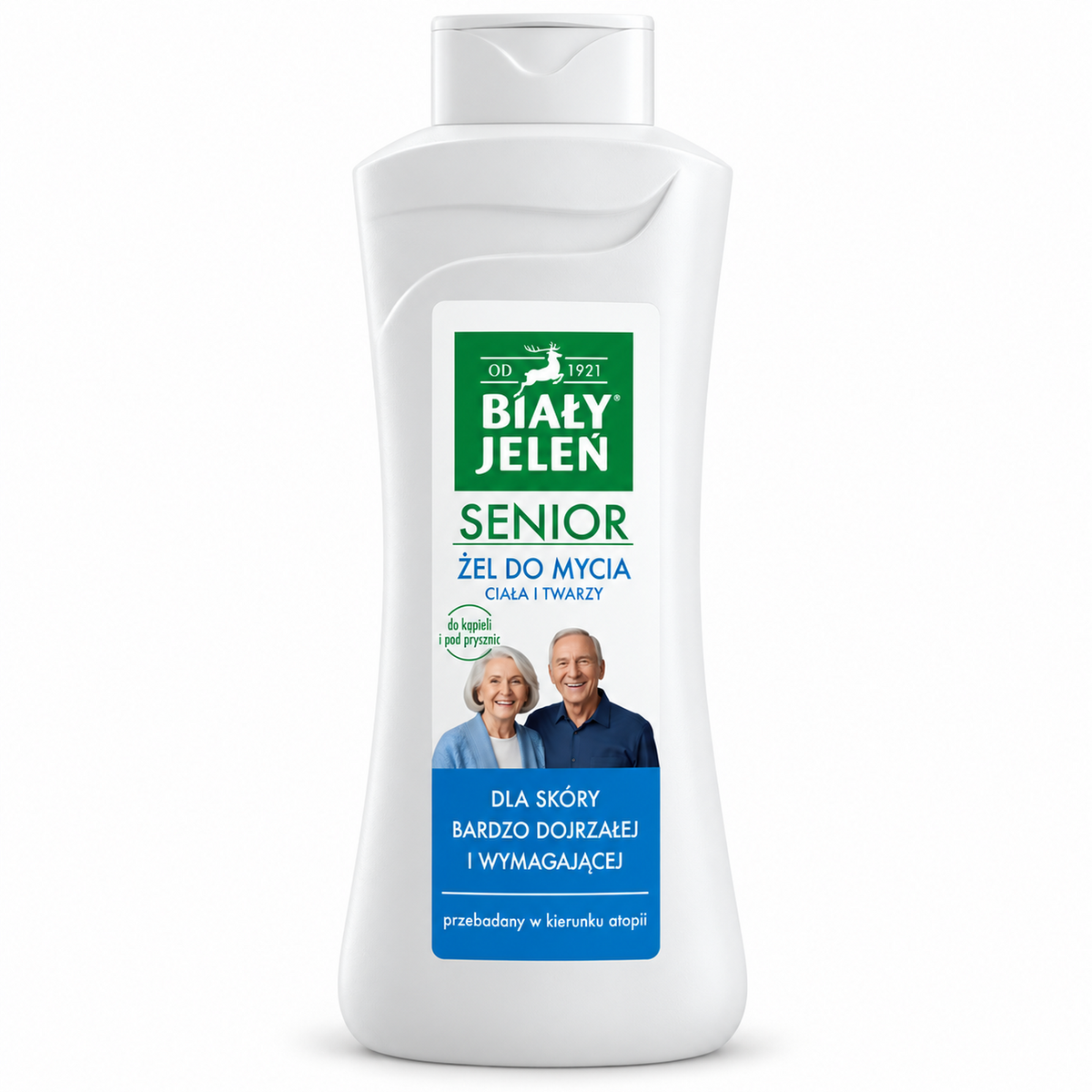 Biały Jeleń Senior Body & Face Wash Gel 750 ml | Biały Jeleń Senior żel do mycia ciała i twarzy 750 ml