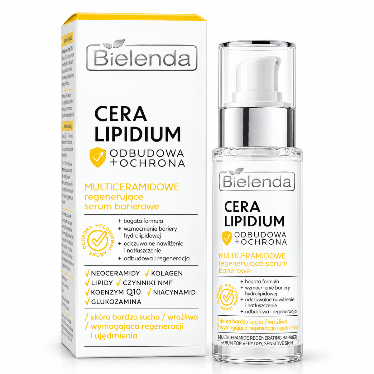 Bielenda Cera Lipidum Multiceramide Regenerating Barrier Serum, 30 ml | Bielenda Cera Lipidum – multiceramidowe regenerujące serum barierowe, 30 ml