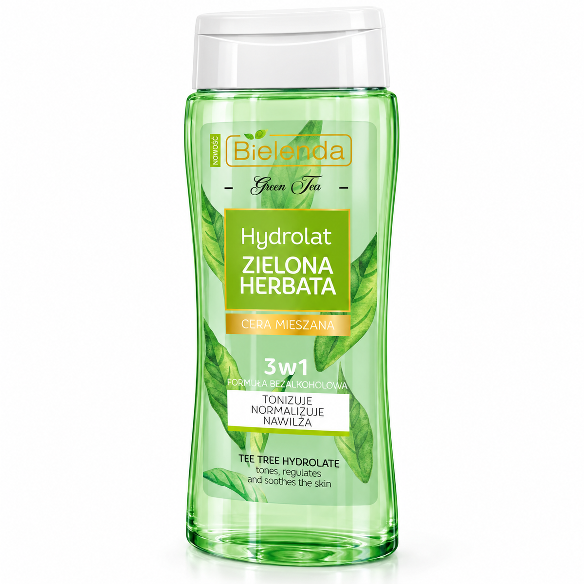 Bielenda Green Tea 3-in-1 Facial Hydrolate, 200 ml | Bielenda Zielona Herbata – hydrolat do twarzy 3 w 1, 200 ml