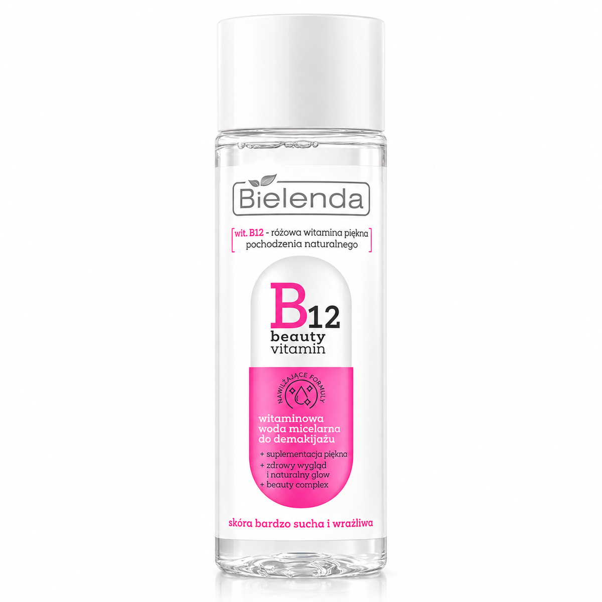Bielenda B12 Beauty Vitamin Micellar Water, 500 ml | Bielenda B12 Beauty Vitamin – witaminowa woda micelarna, 500 ml