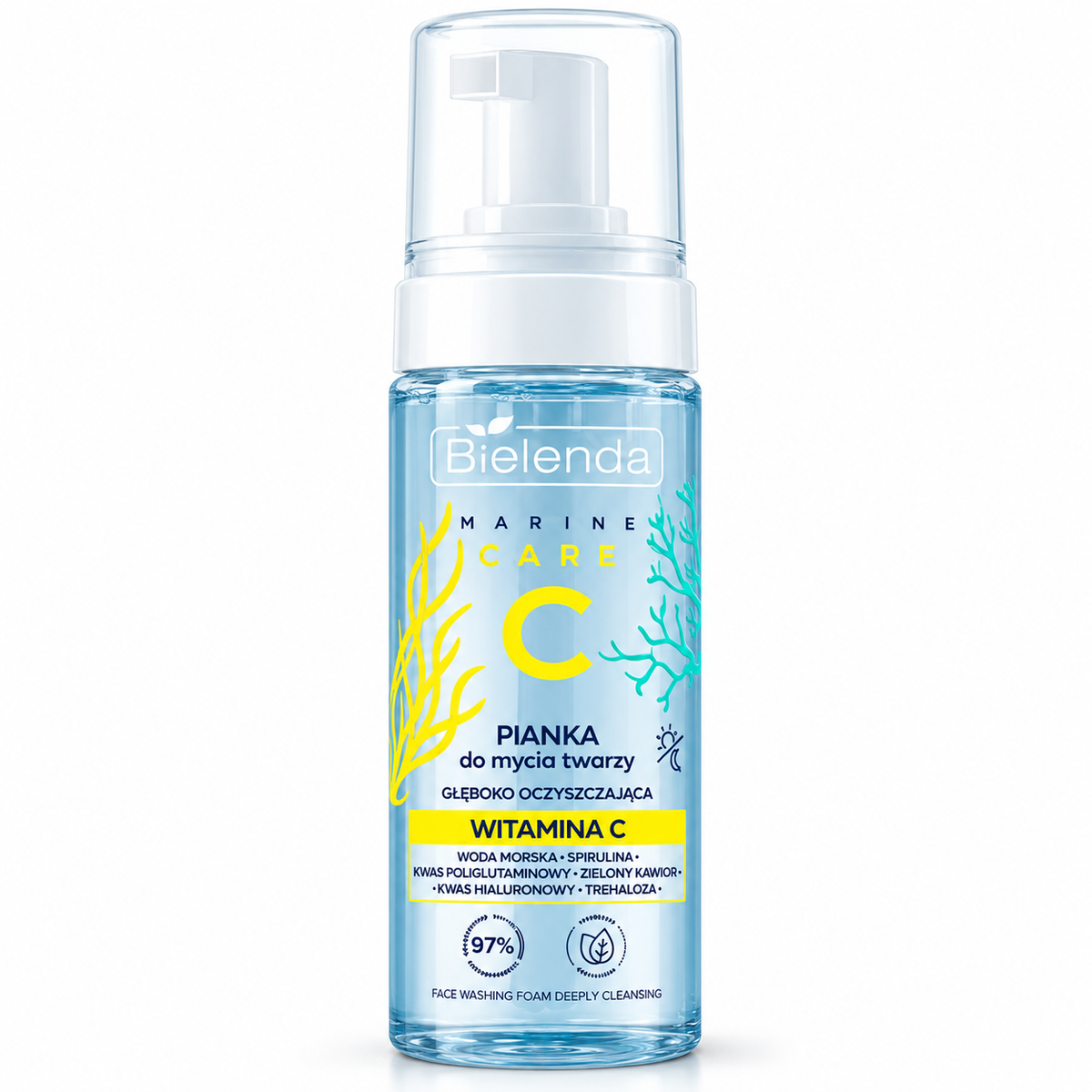 Bielenda C Marine Care Deep Cleansing Face Foam, 150 ml | Bielenda C Marine Care – głęboko oczyszczająca pianka do twarzy, 150 ml