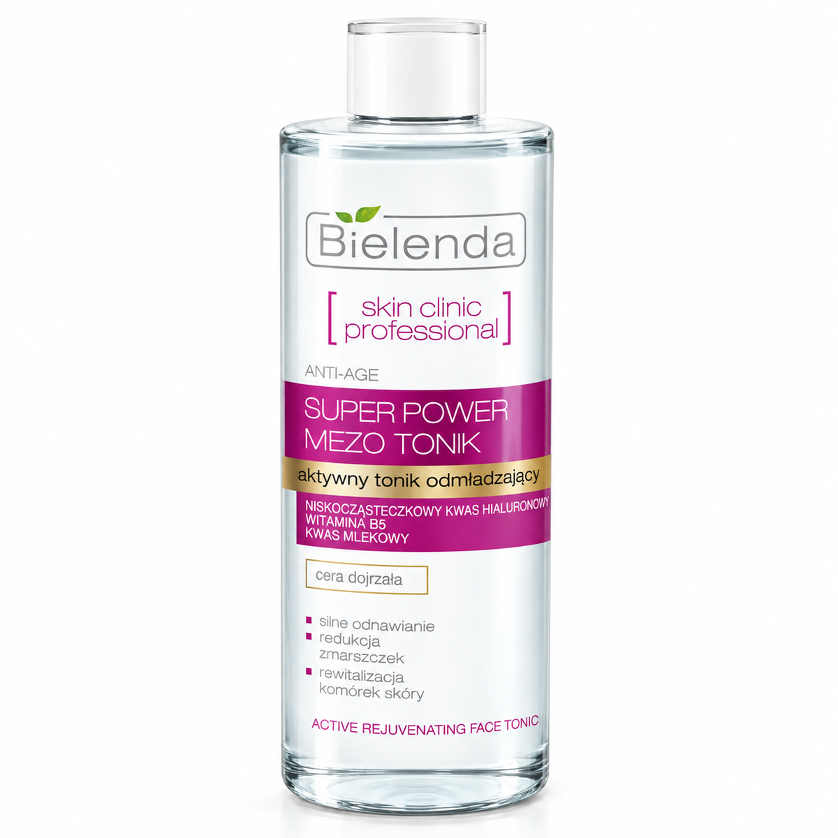 Bielenda Skin Clinic Professional Rejuvenating Face Toner, 200 ml | Bielenda Skin Clinic Professional – aktywny tonik odmładzający, 200 ml