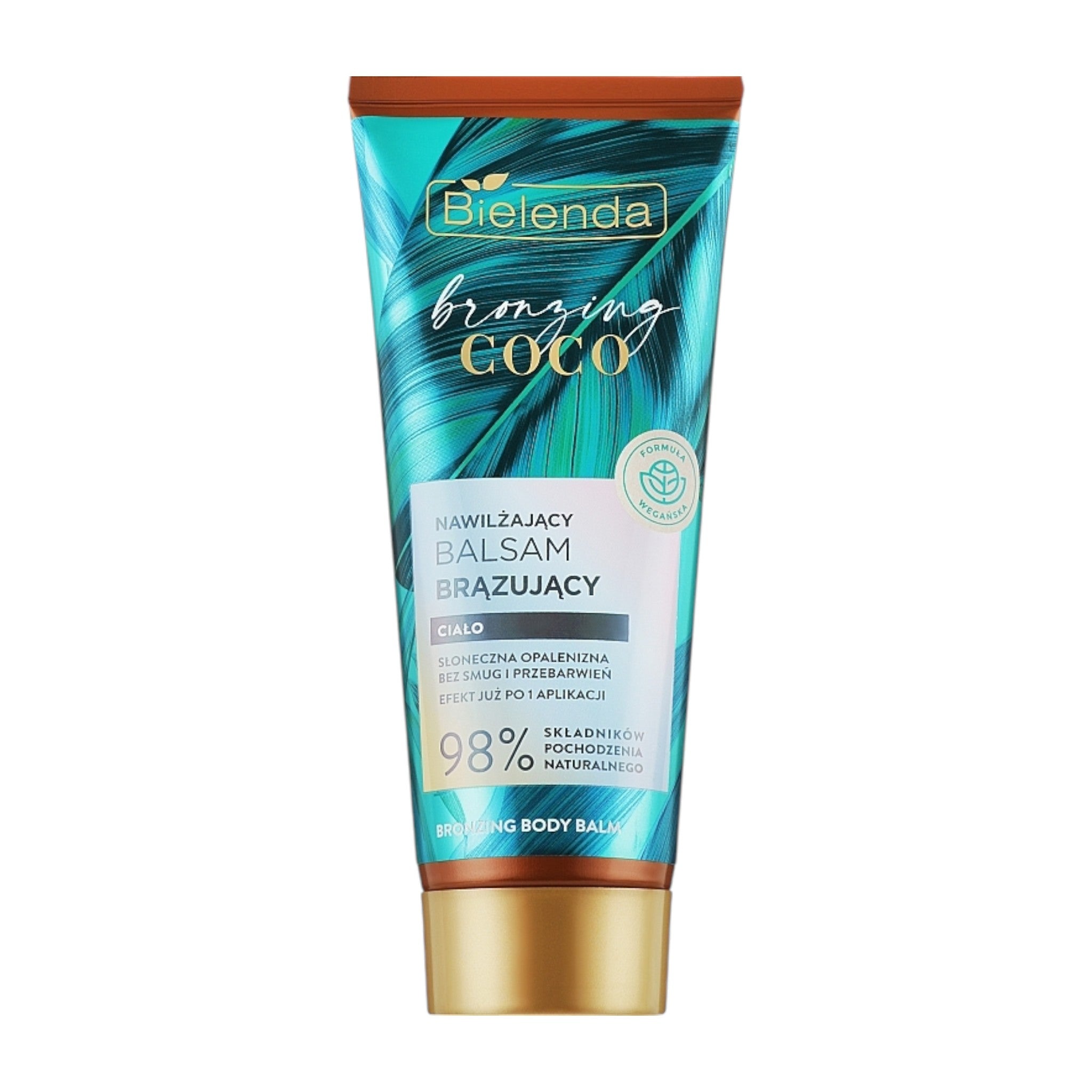 Bielenda Bronzing Coco Body Balm Front Tube – Natural Moisturizing Self-Tanner, 200ml