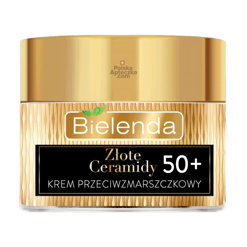 Bielenda Golden Ceramides 50 Plus face cream jar
