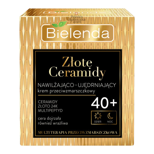 Bielenda Golden Ceramides 40+ Anti-Wrinkle Day & Night Cream 50ml box