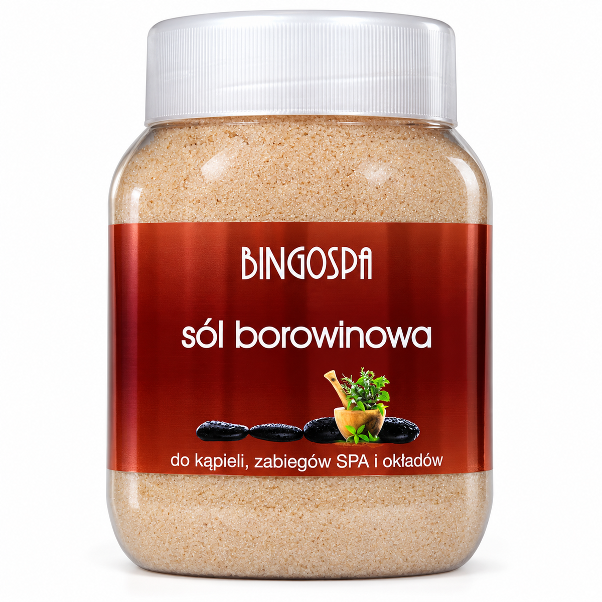 BingoSpa Peat Bath & Compress Salt, 1350 g | BingoSpa – Sól borowinowa do kąpieli i okładów, 1350 g