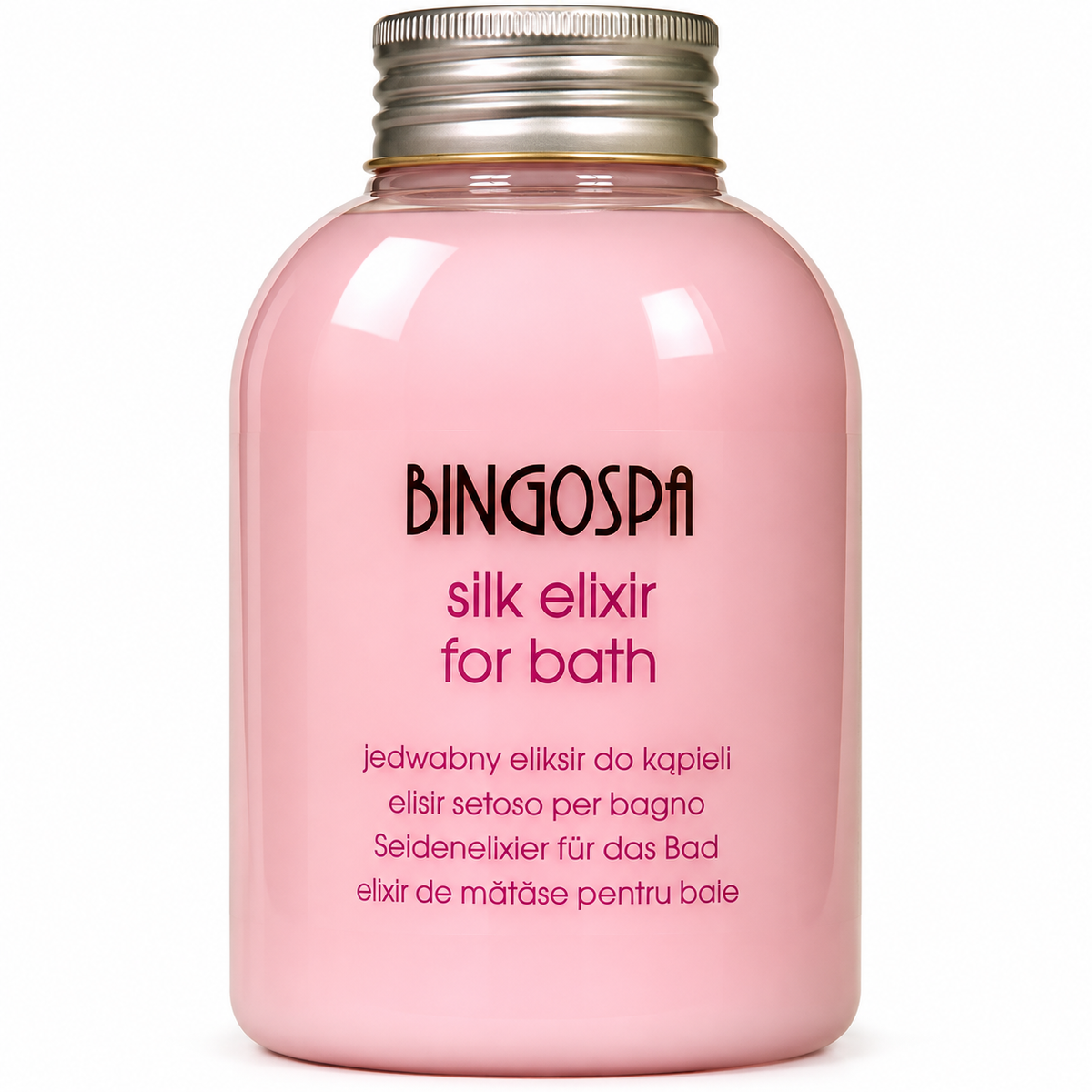 BingoSpa Silk Protein Bath Elixir, 500 ml | BingoSpa – Eliksir do kąpieli z proteinami jedwabiu, 500 ml