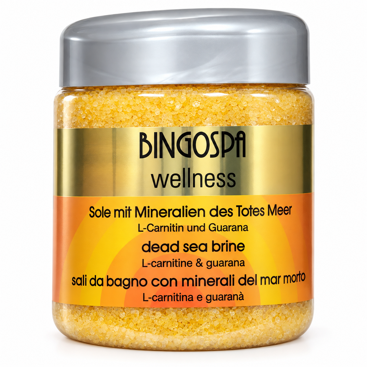 BingoSpa Fitness Mineral Bath Brine with L-Carnitine & Guarana, 550 g | BingoSpa – Fitness solanka mineralna z L-karnityną i guaraną, 550 g