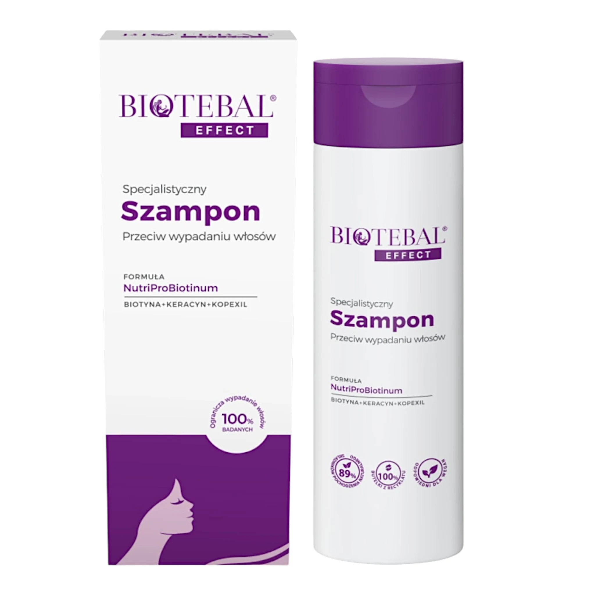 Biotebal Effect Shampoo Anti-Hair Loss with Biotin and Kopexil