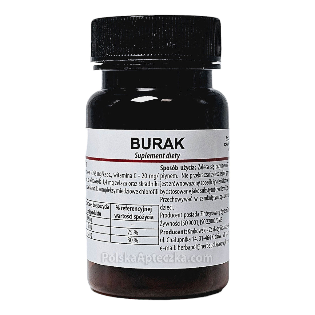 burak z witamina c i zelazo