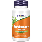 NOW Foods Echinacea 400 mg - 100 Veg Capsules / jeżówka 400 mg - 100 kapsułek roślinnych