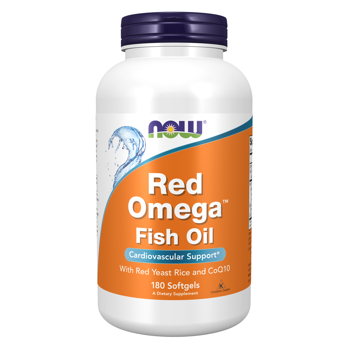 NOW Foods Red Omega™ Fish Oil - 180 Softgels / czerwony Omega™ olej rybi - 180 kapsułek miękkich