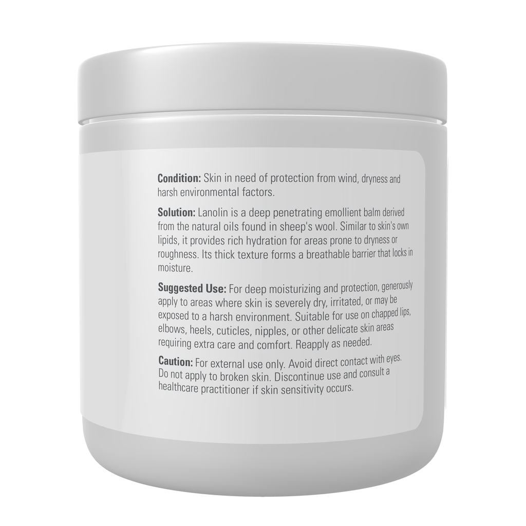 NOW Foods Pure Lanolin - 7 Ounce – Right label / Etykieta producenta