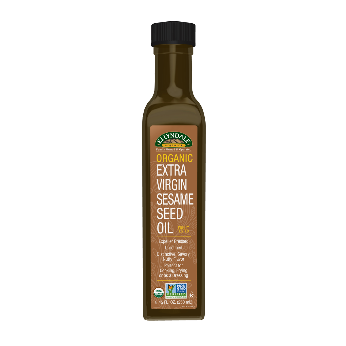 NOW Foods Extra Virgin Sesame Seed Oil, Organic - 8.45 fl. oz. / Extra Virgin olej sezamowy, produkt ekologiczny - 8.45 fl oz