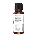 NOW Foods Patchouli Oil - 1 fl. oz. – Right label / Etykieta producenta