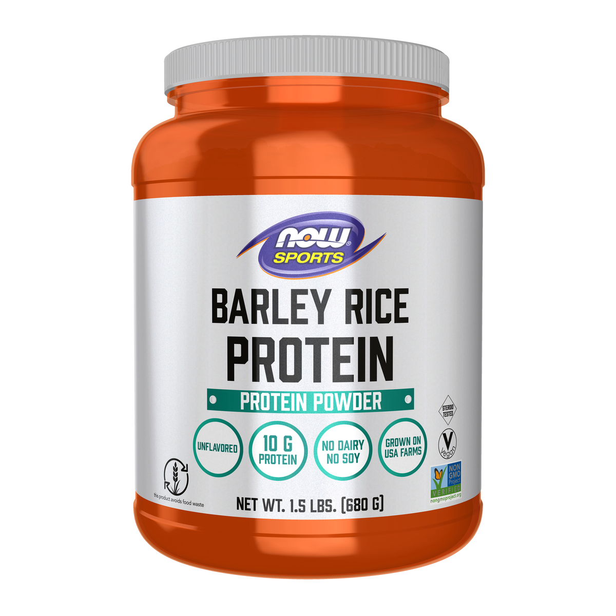 NOW Foods Barley Rice Protein 1.5 lb / Barley ryż białko 1.5 lb
