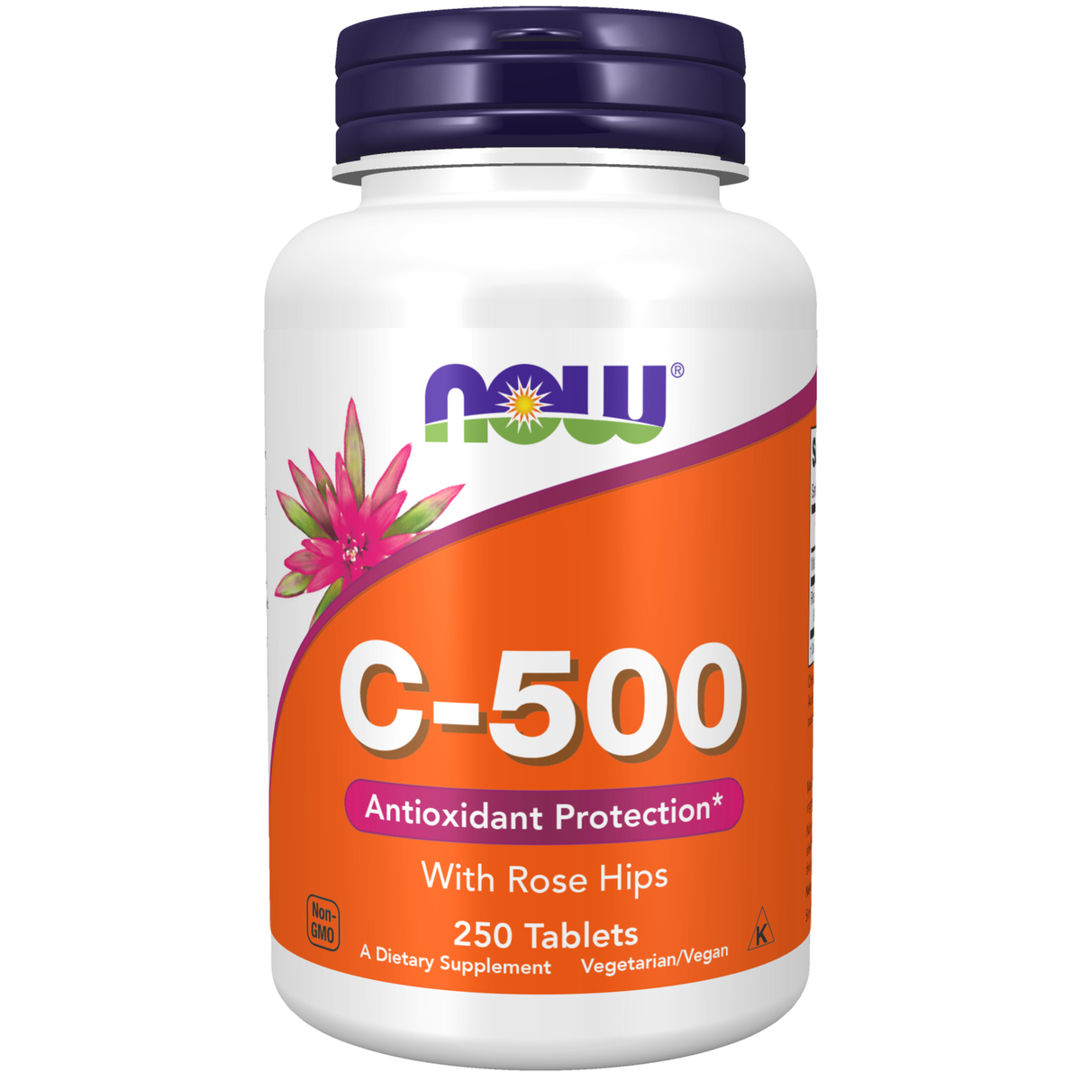 NOW Foods Vitamin C-500 - 250 Tablets / witamina C-500 - 250 tabletek