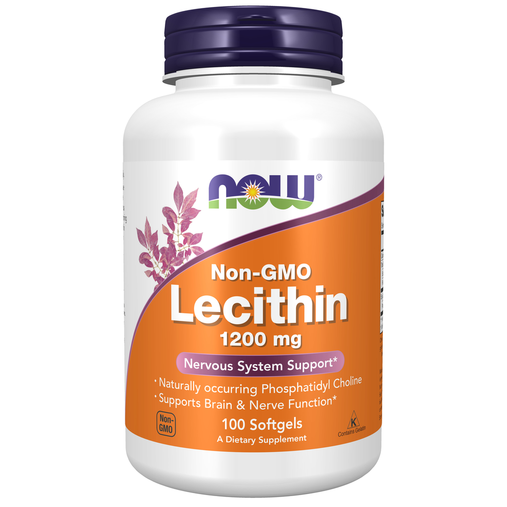 NOW Foods Lecithin 1200 mg - 100 Softgels / lecytyna 1200 mg - 100 kapsułek miękkich