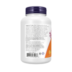 NOW Foods CoQ10 200 mg - 90 Lozenges – Left label / Etykieta producenta