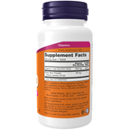 NOW Foods Vitamin C-500 - 100 Tablets – Label details / Etykieta producenta