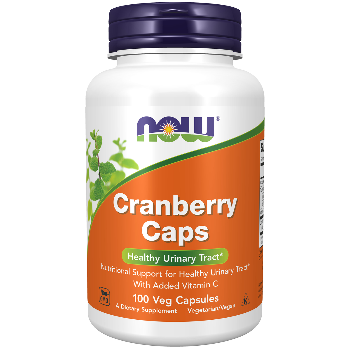 NOW Foods Cranberry Caps - 100 Veg Capsules / żurawina kapsułek - 100 kapsułek roślinnych
