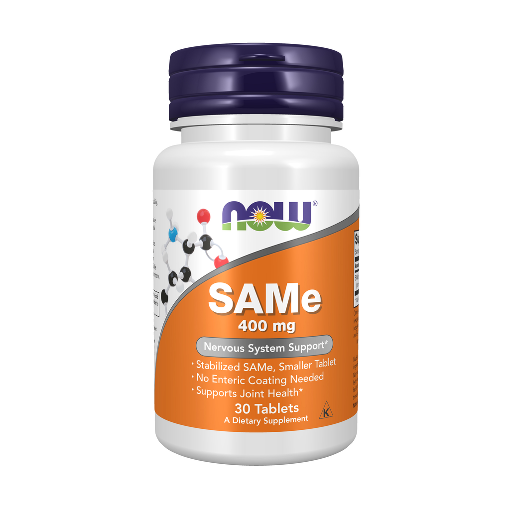 NOW Foods SAMe 400 mg - 30 Tablets / SAMe 400 mg - 30 tabletek