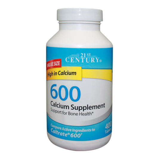 Calcium carbonate 600mg, 400 tablets