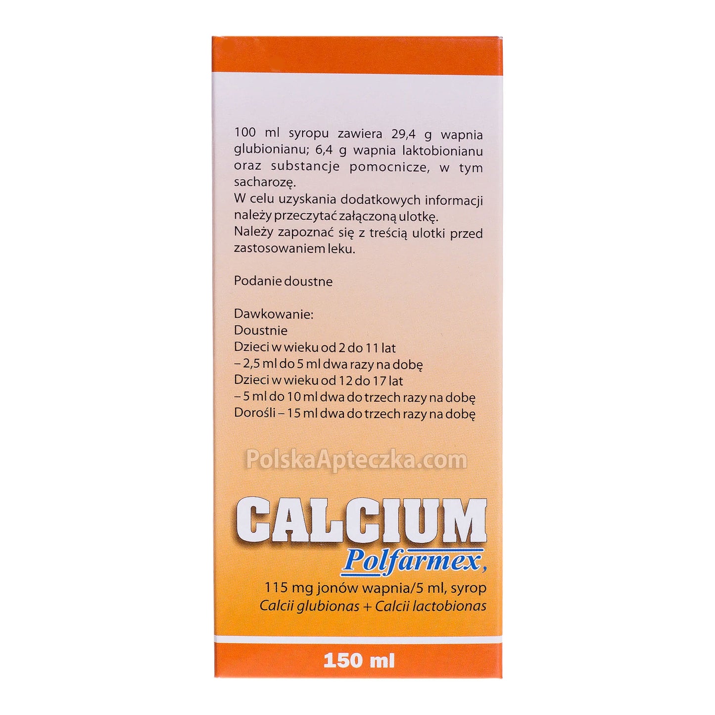 Calcium syrop  pomaranczowy 150ml