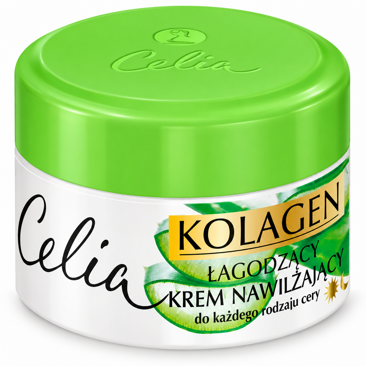 Celia Aloe & Collagen Moisturizing Face Cream 50 ml on white background