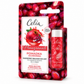 Celia Pomegranate Protective Oil Lip Balm 4 g on white background