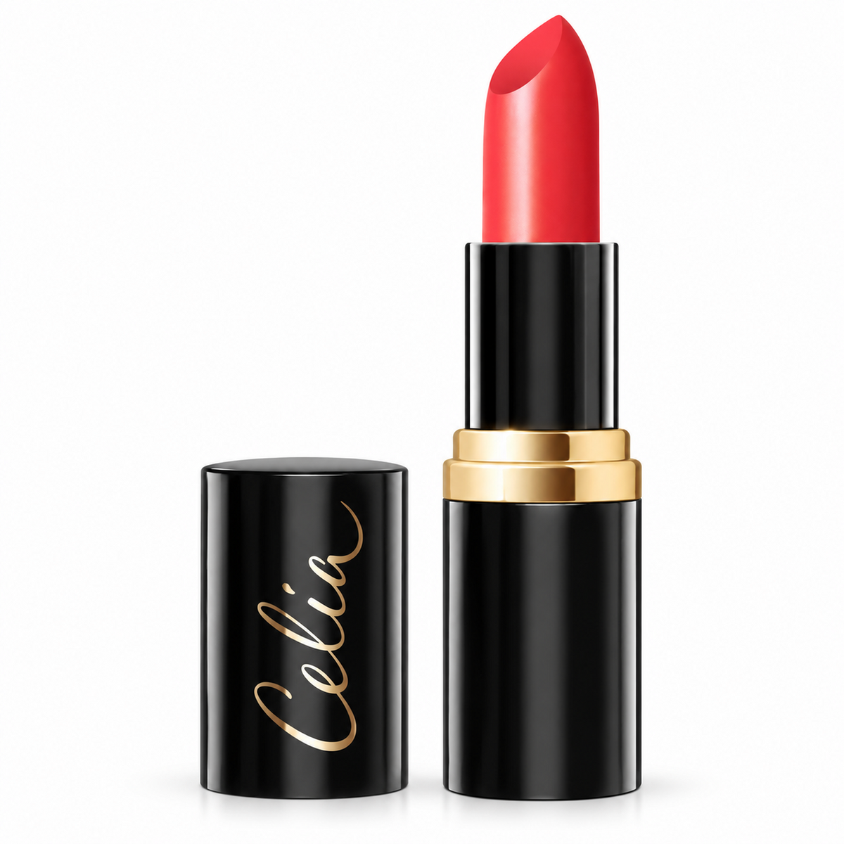 Celia Satin Lipstick No. 1 4 g on white background