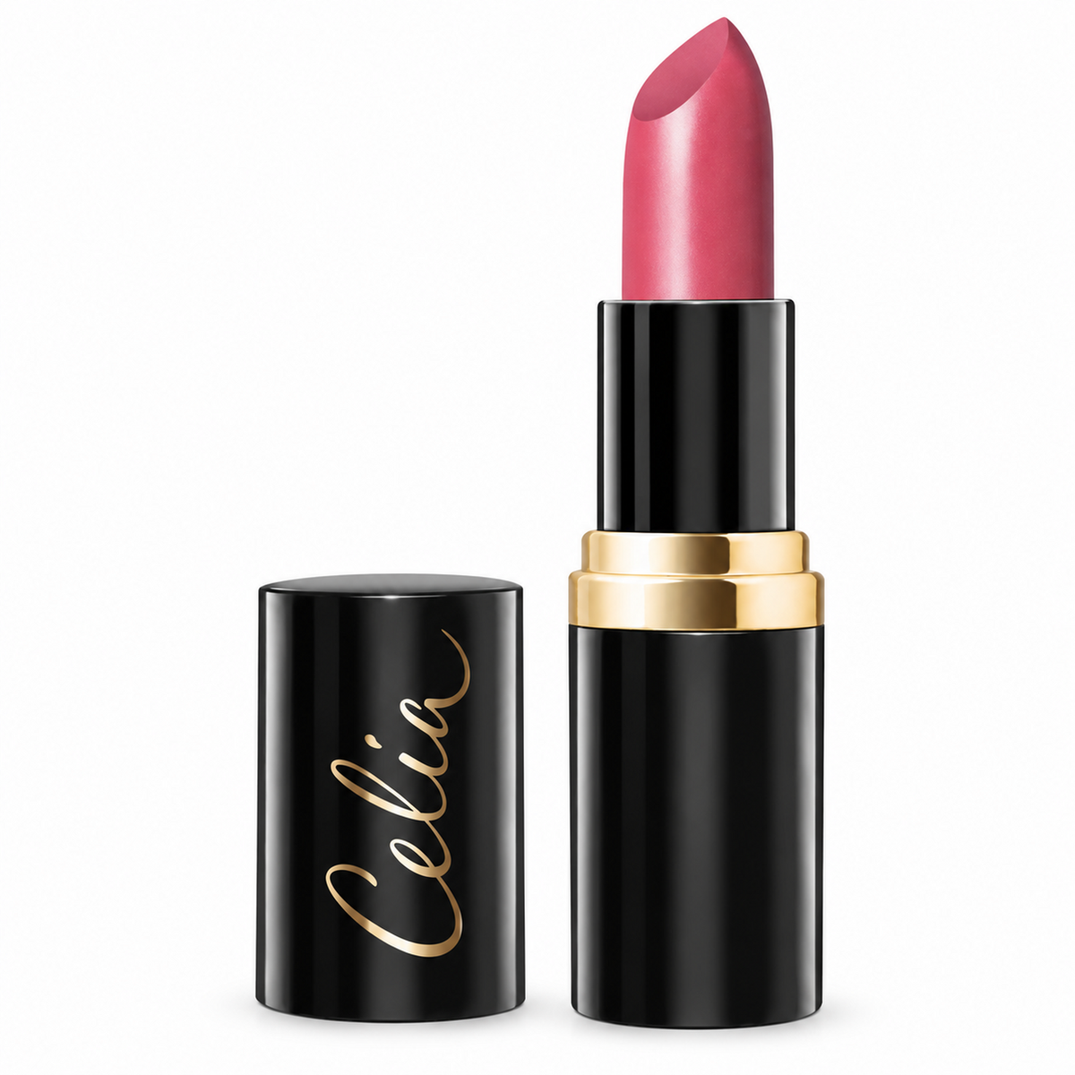 Celia Satin Lipstick No. 2 4 g on white background
