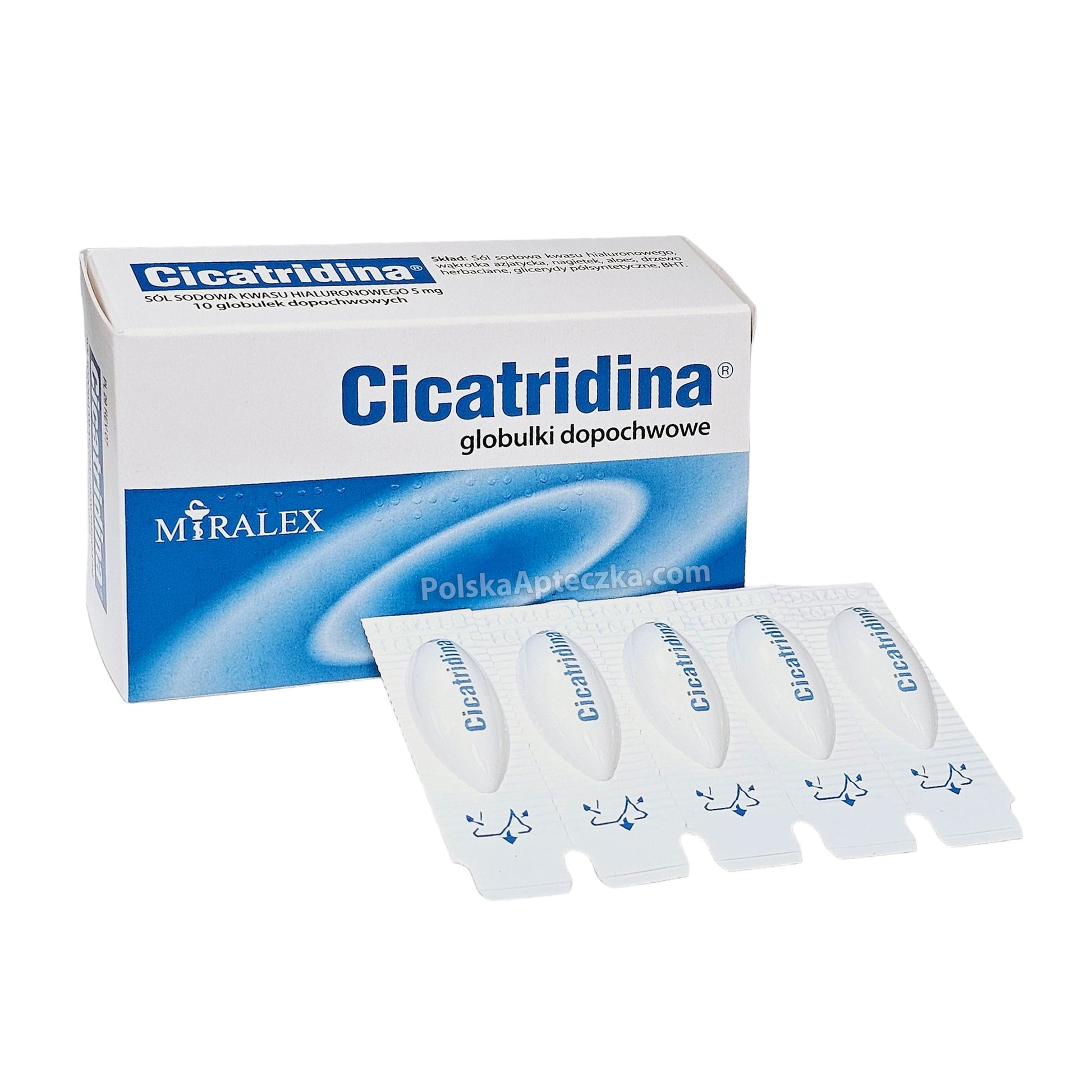 Cicatridina vaginal suppositories