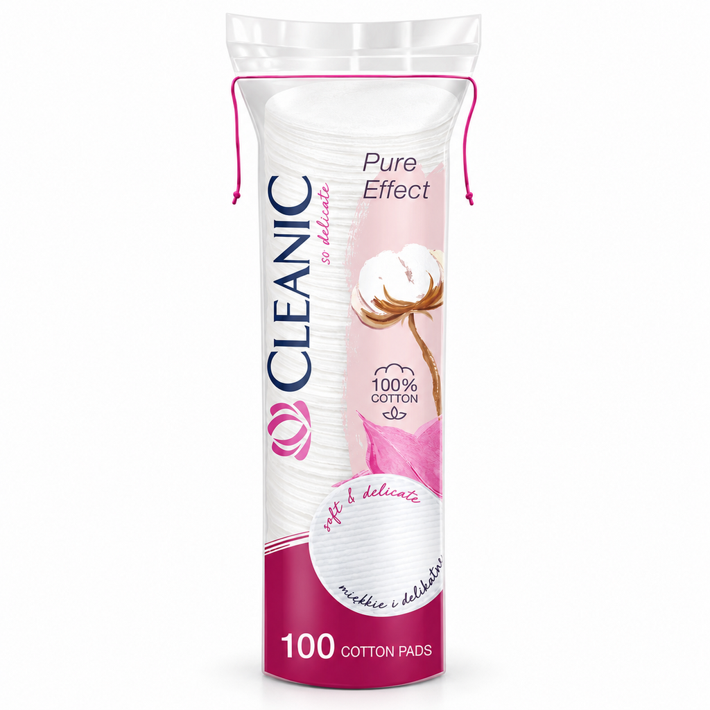 3002CL0785 hero 2000 — Cleanic Pure Effect Cotton Pads, 100 Count