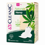 3002CL5268 hero 2000 — Cleanic Naturals Organic Cotton & Hemp Day Pads, 10 Count