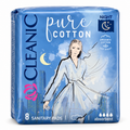 3002CL6142 hero 2000 — Cleanic Pure Cotton Night Pads, 8 Count