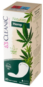 Cleanic Naturals Organic Cotton & Hemp Panty Liners, 20 Count / Naturals wkładki z bawełną organiczną i konopiami, 20 szt.