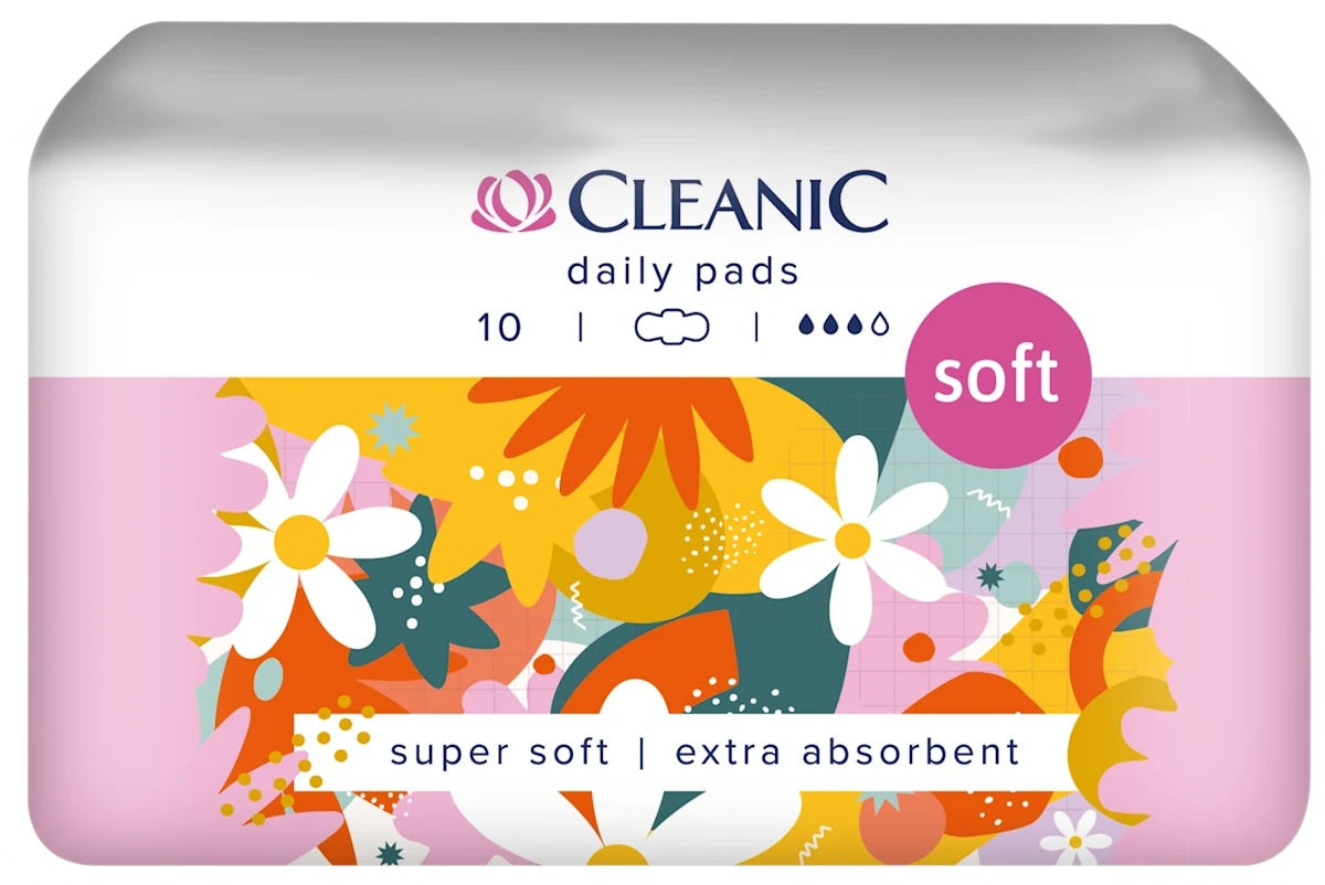 Cleanic Soft Day Pads, 10 Count / Soft podpaski na dzień, 10 szt.