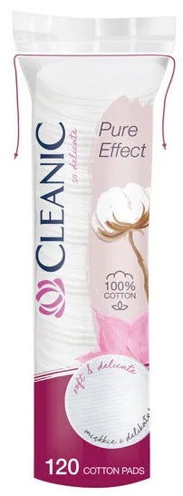 Cleanic Vesema Cotton Pads, 120 + 30 Count / Vesema płatki kosmetyczne, 120 + 30 szt.