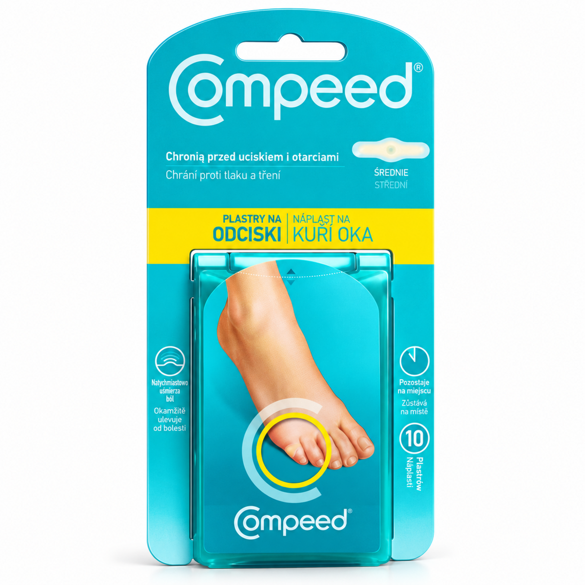 Compeed Medium Corn Plasters, 10 pack / Compeed plastry na odciski średnie, 10 sztuk