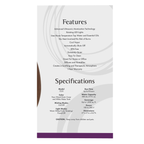 NOW Foods Ultrasonic Faux Wood Grain Essential Oil Diffuser – Label details / Etykieta producenta