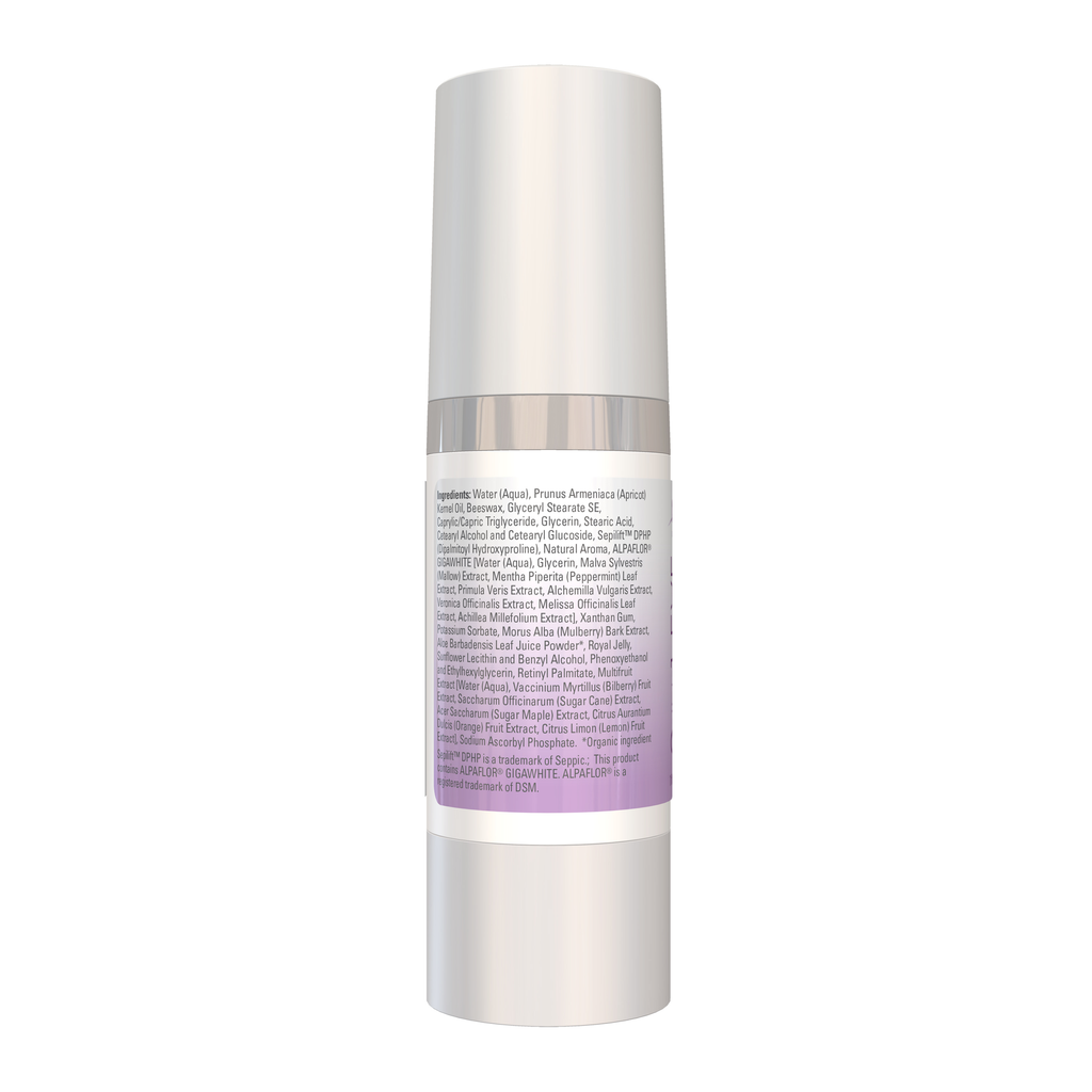 NOW Foods 2 in 1 Eye Correcting Cream - 1 fl. oz. – Left label / Etykieta producenta