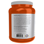 NOW Foods Pea Protein, Vanilla Toffee Powder - 2 lbs. – Left label / Etykieta producenta