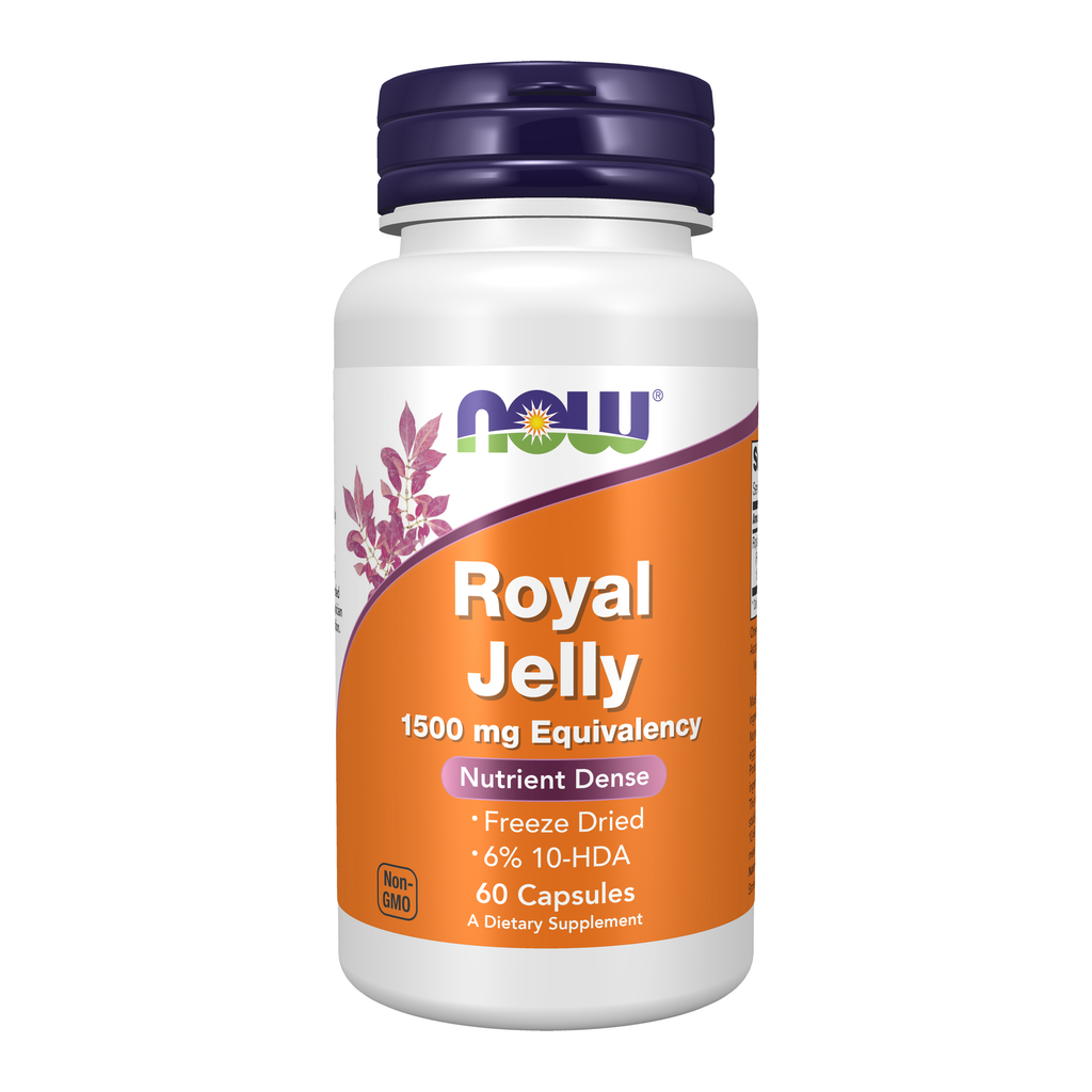 NOW Foods Royal Jelly - 60 Capsules / Royal Jelly - 60 kapsułek