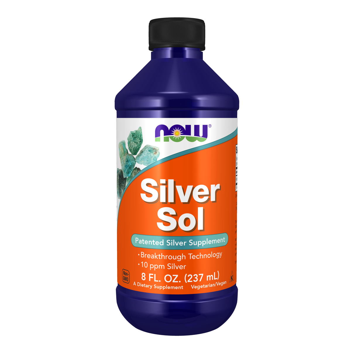 NOW Foods Silver Sol Liquid - 8 fl. oz. / Silver Sol płyn - 8 fl oz