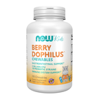NOW Foods BerryDophilus™ Kids - 120 Chewables / BerryDophilus™ dla dzieci - 120 tabletek do żucia