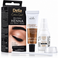 Delia Eyebrow Expert Black 1.0 gel tint kit, 15 ml tint and 15 ml activator / Delia żelowa henna 1.0 czarna z aktywatorem